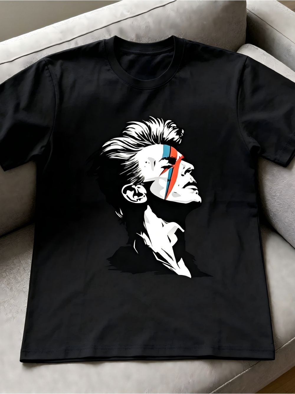 David Bowie Black Graphic Women Men T-shirt Unisex